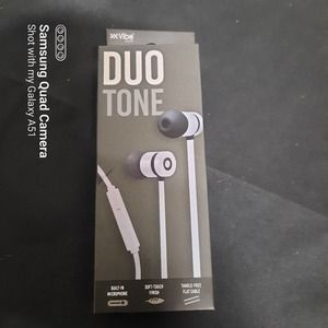 Vibe Duo Tone Earphones I-phone, I-Pad 3.5 mm plug